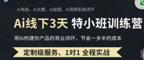 AI实操培训第20-21期线下，0基础保姆级教程，3月最新整理，企业获客、降本增效、打造超级个体-百创网